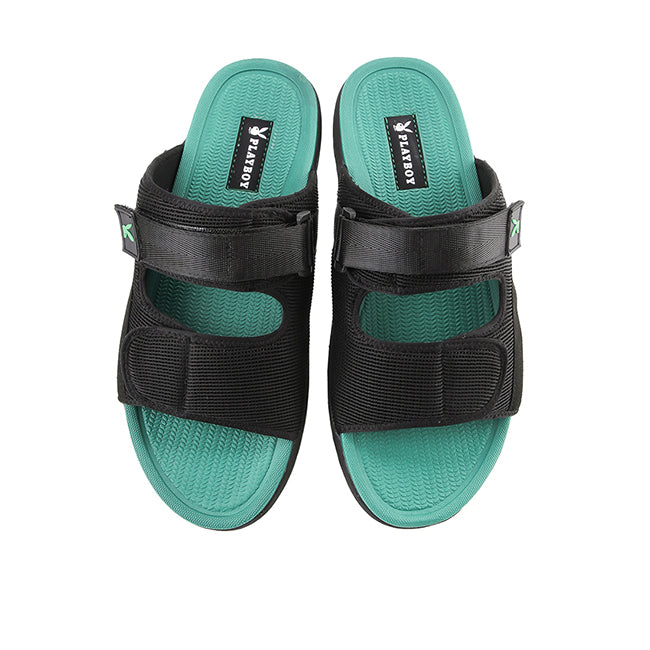 Playboy Sandal Pria Straps Ueno In Black