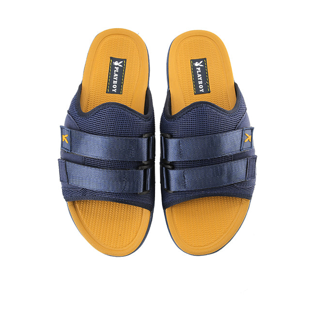 Playboy Sandal Pria Straps Percy In Navy