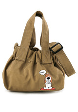 Hush Puppies Tas Sling Unisex Dumpling Bag S 1Tone In Brown