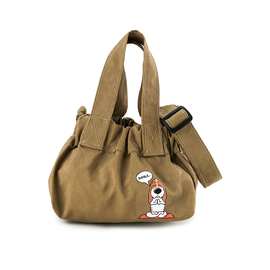 Hush Puppies Tas Sling Unisex Dumpling Bag S 1Tone In Brown