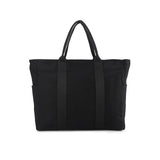 Bianca Canvas Tote Bag In Black