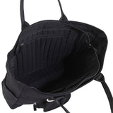 Bianca Canvas Tote Bag In Black