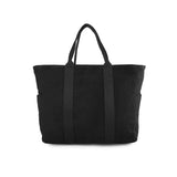 Bianca Canvas Tote Bag In Black