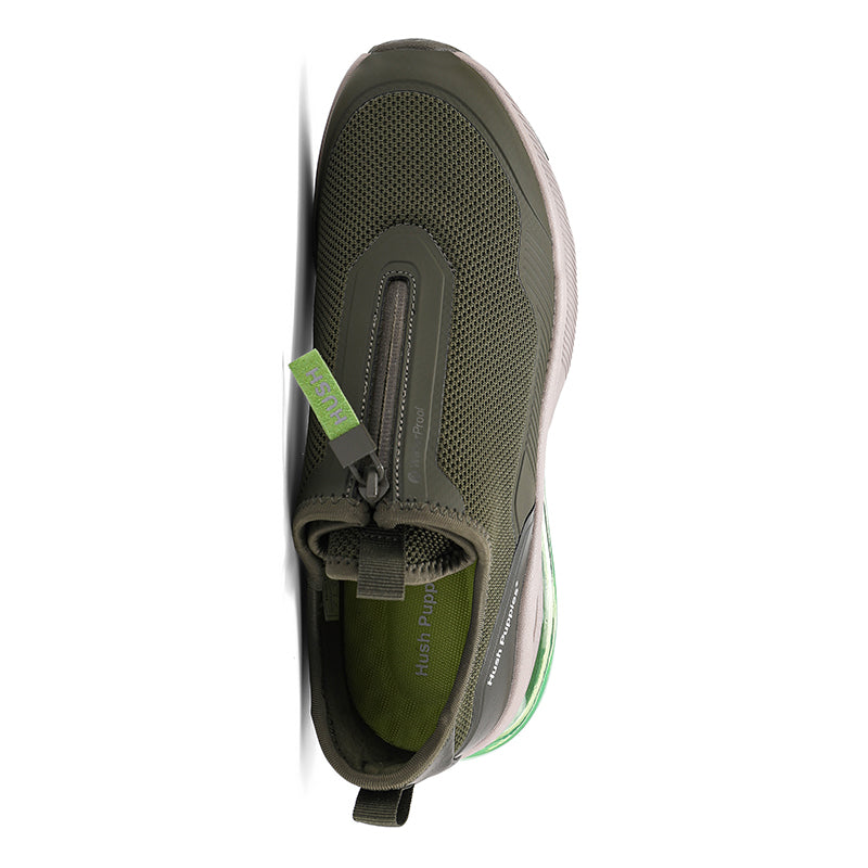 Hush Puppies Sepatu Pria Athleisure Reginald In Olive