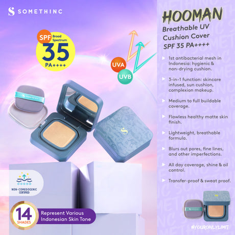 Hooman Breathable UV Cushion Cover SPF35 PA++++ - W02 Coco