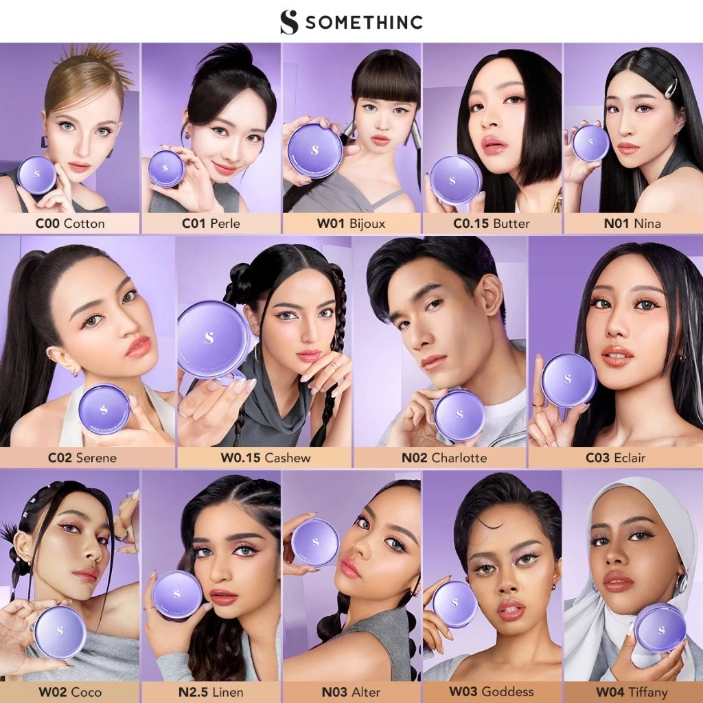 Somethinc CoverBlur Pro Filter Breathable Cushion SPF 40 PA++++ - N01 Nina
