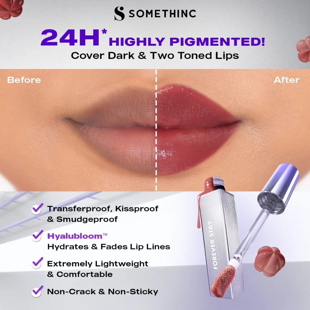 Somethinc Forever Stay Comfort Lip Glaze - 08 Notty