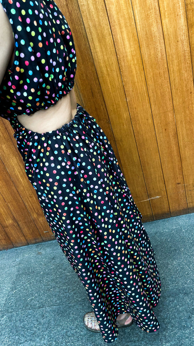 Phoebe Cut Dress (Black)