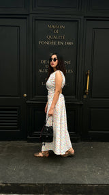 Phoebe Cut Dress (White)