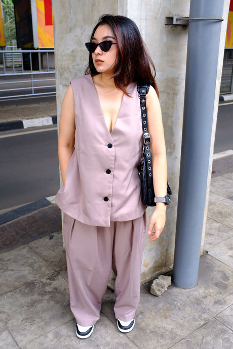 Cya Vest Set - Taupe