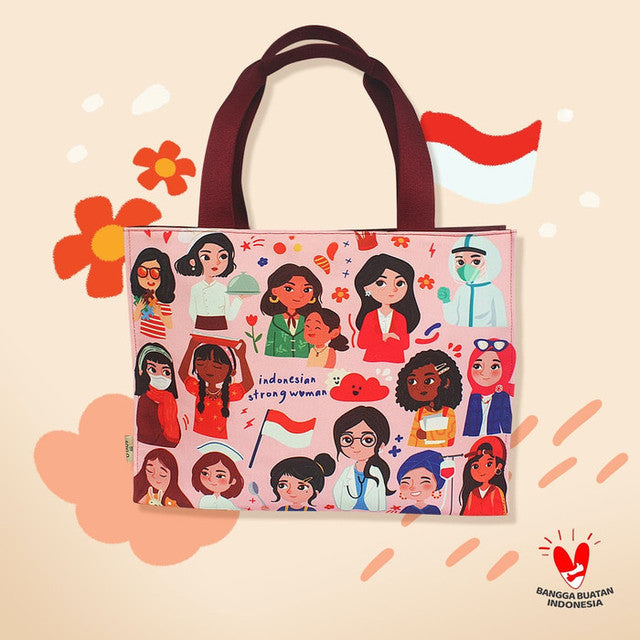 Sovlo Tivoli Tote Bag - Indonesian Strong Woman
