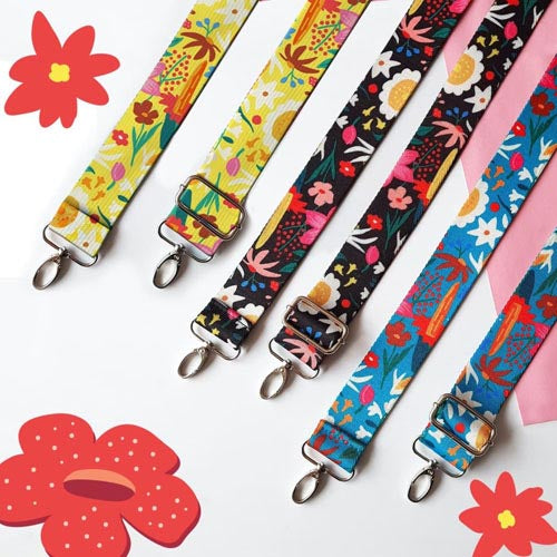 Sovlo Bag Strap Kembang Nusantara - Hitam