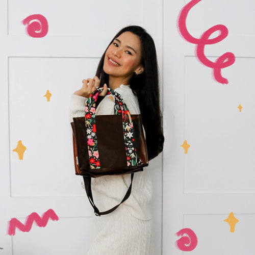 Sovlo Mini Cleo Kembang Nusantara Cokelat