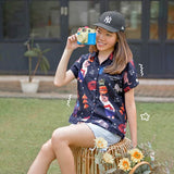 Sovlo x Ilustrator Lokal Vol.2 - Kemeja Oversized Melissa