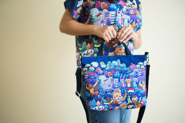 Sovlo x Ilustrator Lokal Vol.2 - Kylie Sling Bag Pipiti