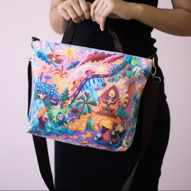 Sovlo x Ilustrator Lokal Vol.2 - Kylie Sling Bag Hola Kanola
