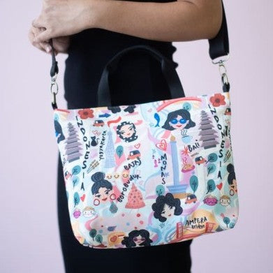 Sovlo x Ilustrator Lokal Vol.2 - Kylie Sling Bag Sucidraw