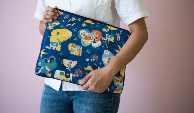 Sovlo x Ilustrator Lokal Vol.2 - Laptop Sleeve Tiaranugroho