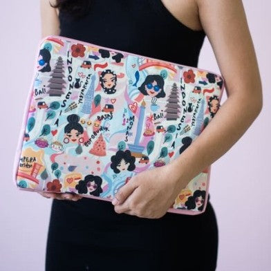 Sovlo x Ilustrator Lokal Vol.2 - Laptop Sleeve Sucidraw