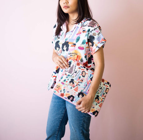 Sovlo x Ilustrator Lokal Vol.2 - Laptop Sleeve Sucidraw