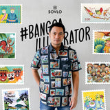 Sovlo x Ilustrator Lokal: Kemeja Unisex Edisi Filateli