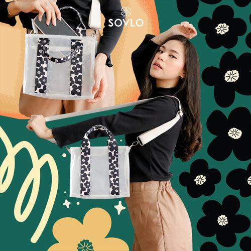 Sovlo Mini Cleo Monochrome Putih