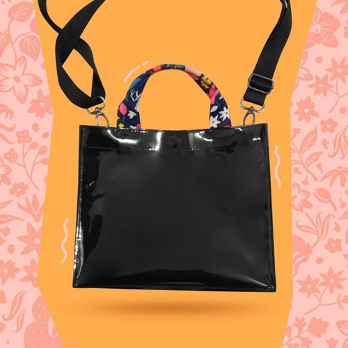 Sovlo Mini Square Sling Bag Kembang Nusantara