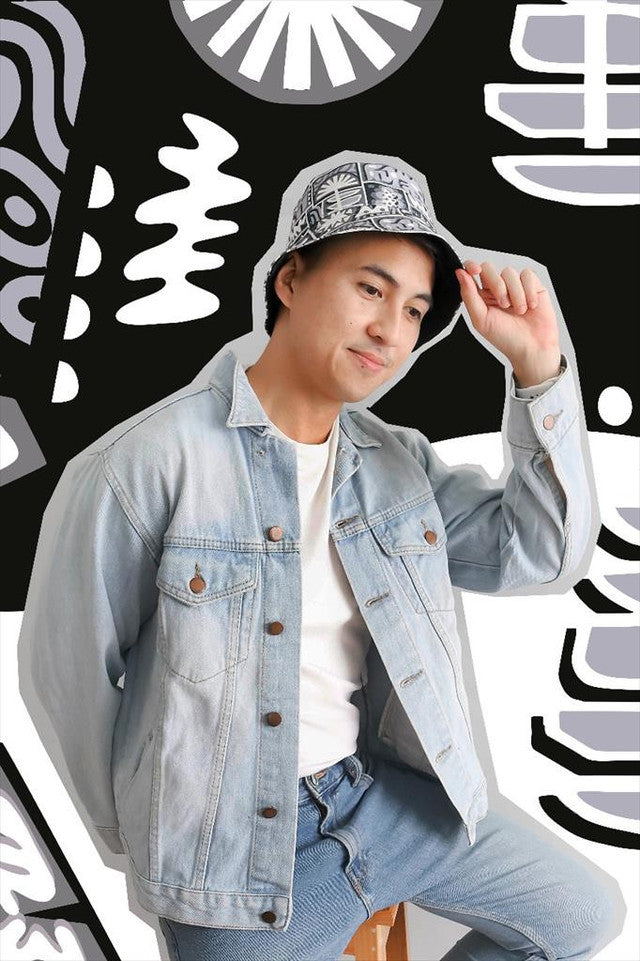 Sovlo Bucket Hat Sovlo x Popomangun Hitam