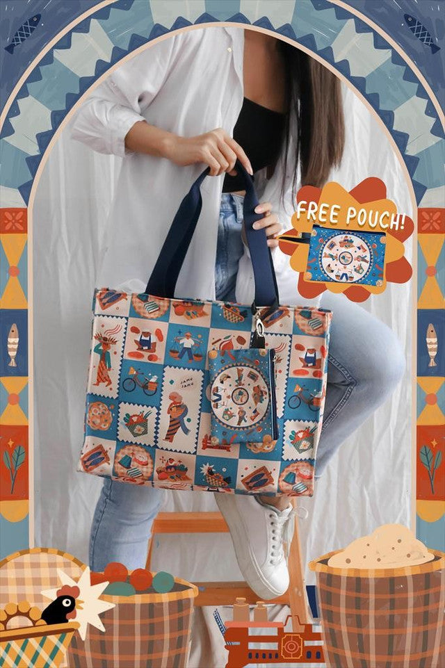Sovlo Classic Tivoli Tote Bag - Tas Pundak Kerja