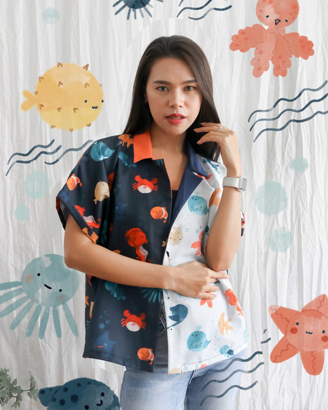 Sovlo Brea Shirt - Kemeja Oversized Wanita Pipiti