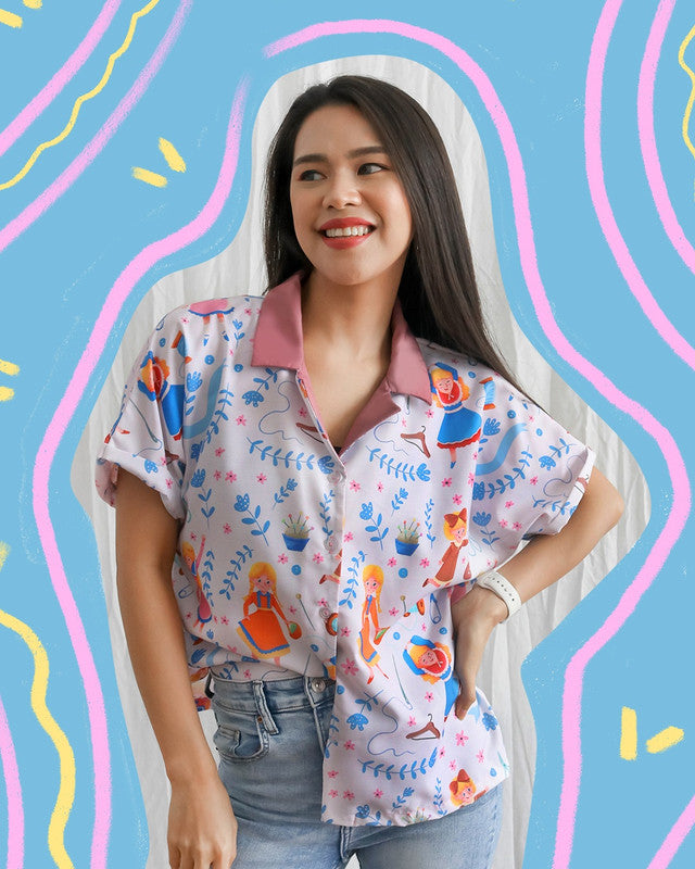 Sovlo Brea Shirt - Kemeja Oversized Wanita Rizkydewi