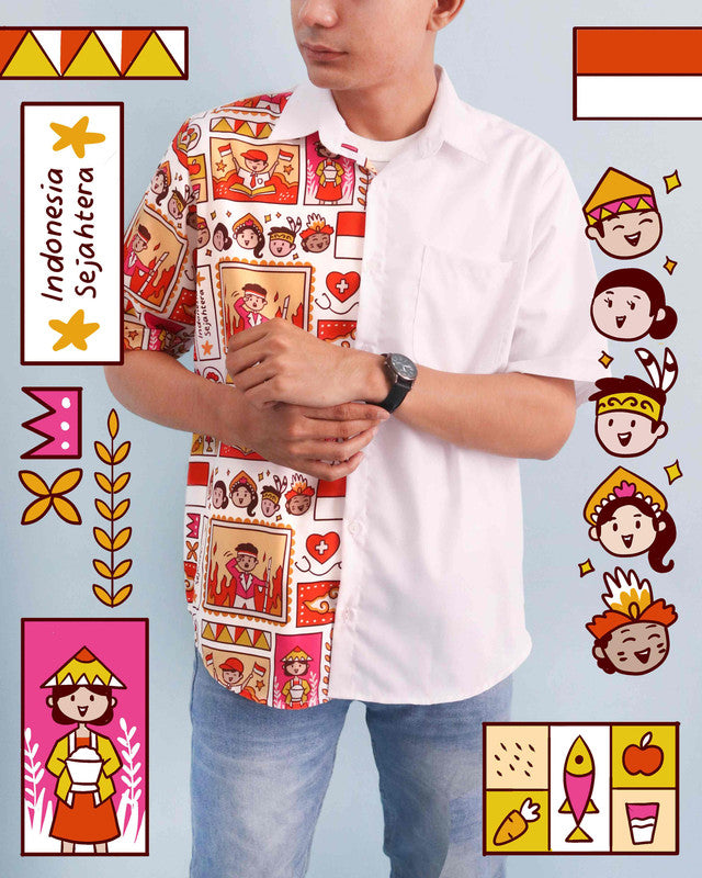 Sovlo Ramona Unisex Shirt - Kemeja Unisex Edisi Kemerdekaan - Zuna