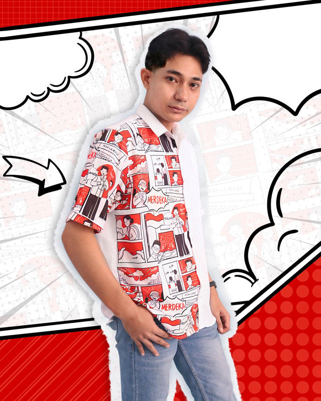 Sovlo Ramona Unisex Shirt - Kemeja Unisex Edisi Kemerdekaan - Ervina