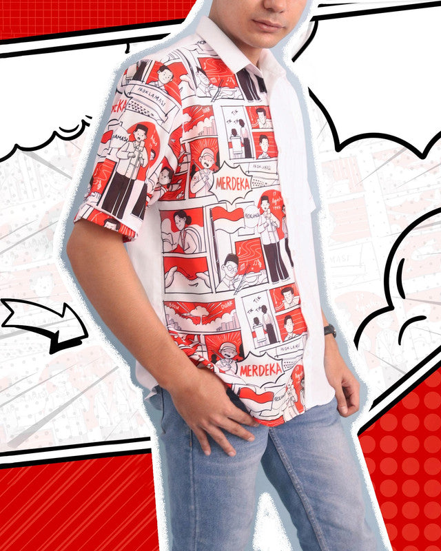 Sovlo Ramona Unisex Shirt - Kemeja Unisex Edisi Kemerdekaan - Ervina
