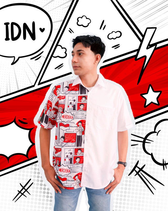 Sovlo Ramona Unisex Shirt - Kemeja Unisex Edisi Kemerdekaan - Ervina