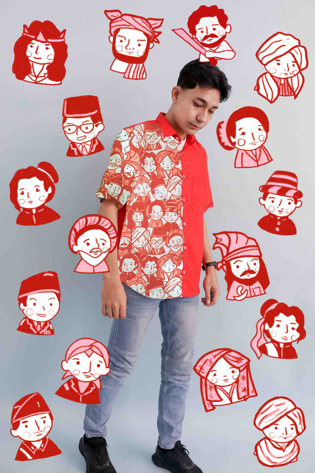 Sovlo Ramona Unisex Shirt - Kemeja Unisex Edisi Kemerdekaan - Djoanneth