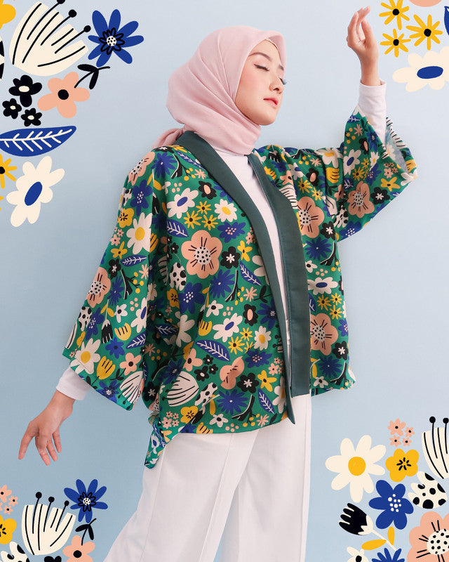 Sovlo Berryl Kimono Outer - Outer Fashion Wanita Lengan Panjang Tiaranugroho