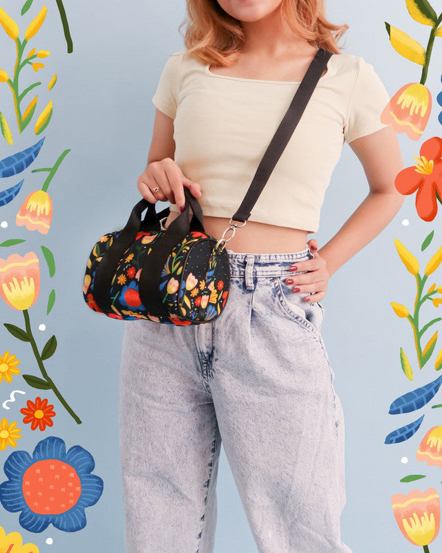 Sovlo Mini Carla Canvas - Tas Selempang Wanita  Kn Joy