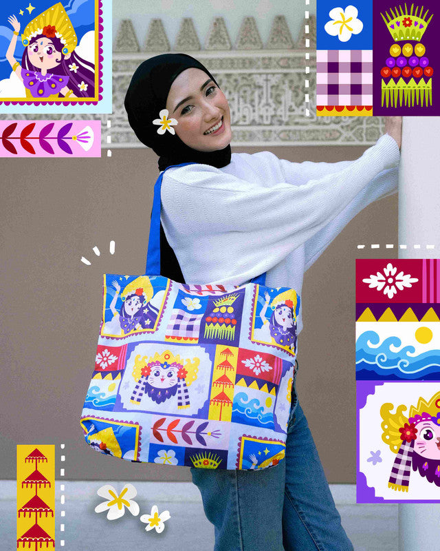 Sovlo Shopping Bag - Tas Belanja Lipat - Zunaakhmad