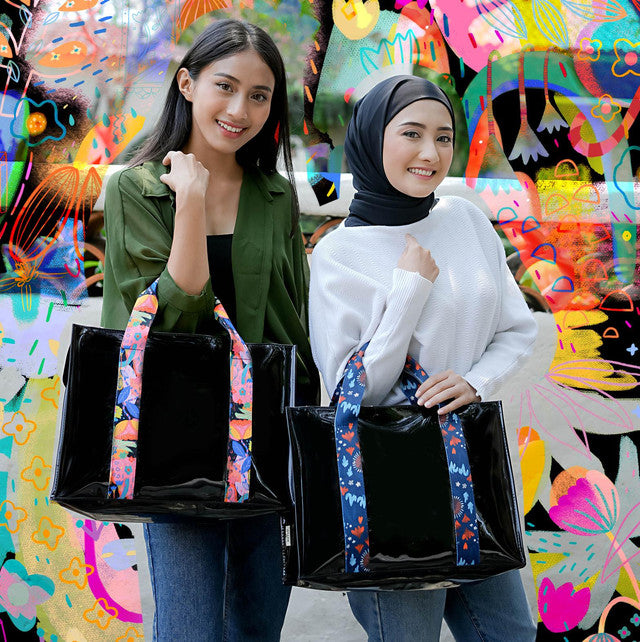 Sovlo Tas Cleo Pvc - Tas Selempang Kerja Wanita Bynhena