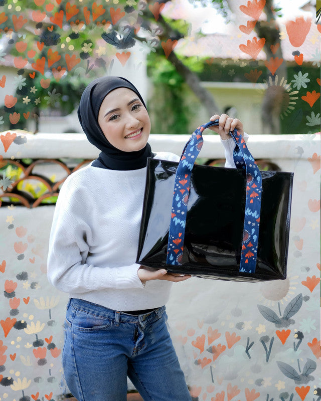 Sovlo Tas Cleo Pvc - Tas Selempang Kerja Wanita Pipiti