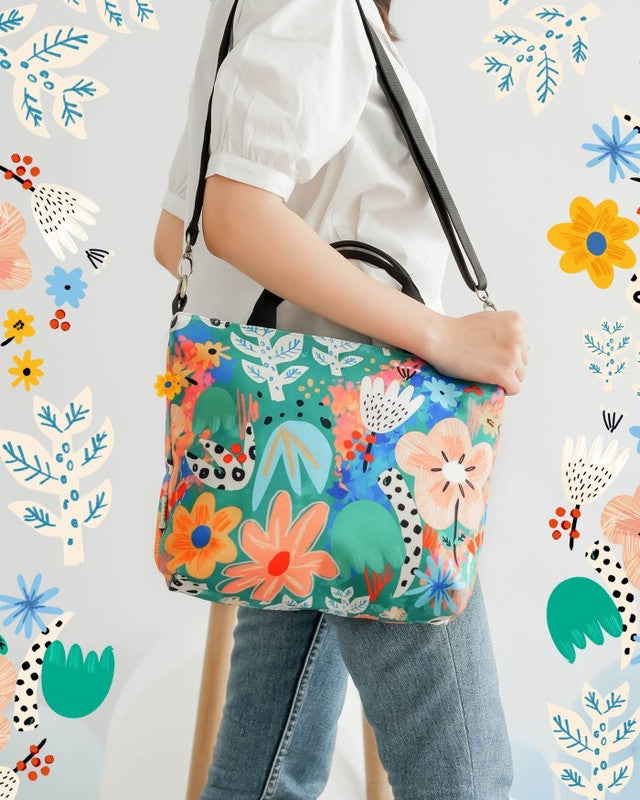 Sovlo Kylie Sling Bag - Tas Selempang Wanita Multifungsi - Tn_Absfloral