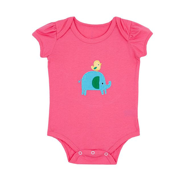 TORIO Onesie Baby Pink Elephant - Romper Bayi - Jumper Bayi