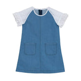 TORIO Basic Denim Lace Dress - Dress Anak Perempuan
