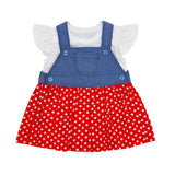 TORIO Polkadot Red Jumper Set - Jumper Anak Perempuan - Pakaian Anak Perempuan