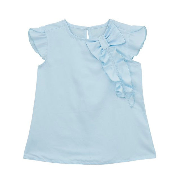 TORIO Smart Casual Blue Blouse - Blouse Anak - Atasan Anak Perempuan