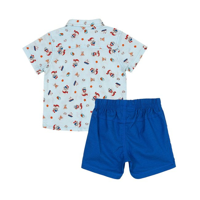 TORIO Smart Casual Pirate Pattern Set - Setelan Anak Laki-laki
