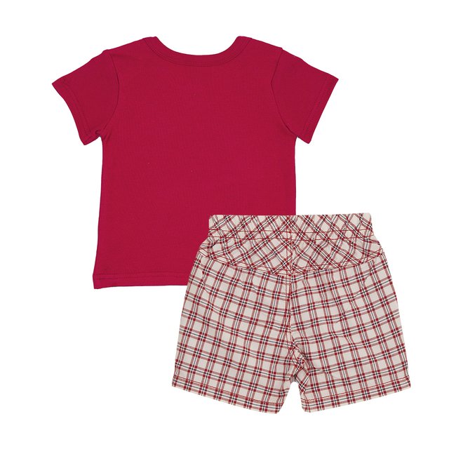 Torio Short Pant Set Under The Sea Whaley - Baju Setelan Bayi Laki-laki