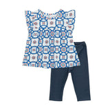 TORIO Legging Set Turkish Pattern - Setelan Anak Perempuan