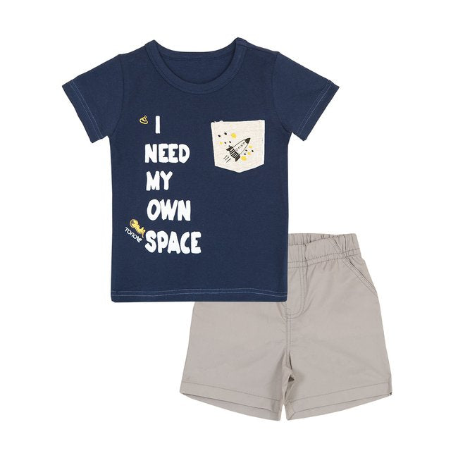 TORIO Basic Short Pant Set My Own Space - Setelan Anak Laki-laki